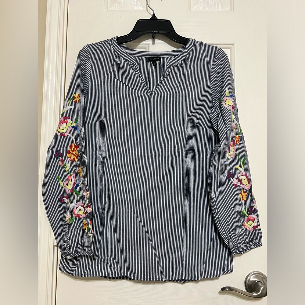 Cotton knit top from TALBOTS